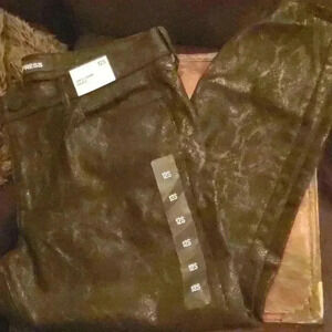 Express mid rise snake print ankle legging